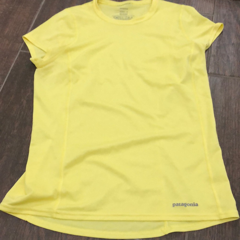 Yellow Patagonia Athletic Top